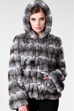 Kamizelka futro z szynszyli