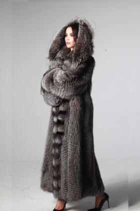 Kamizelka lis, z lisa