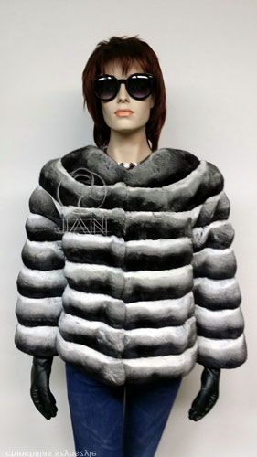 Futro kurtka z szynszyla